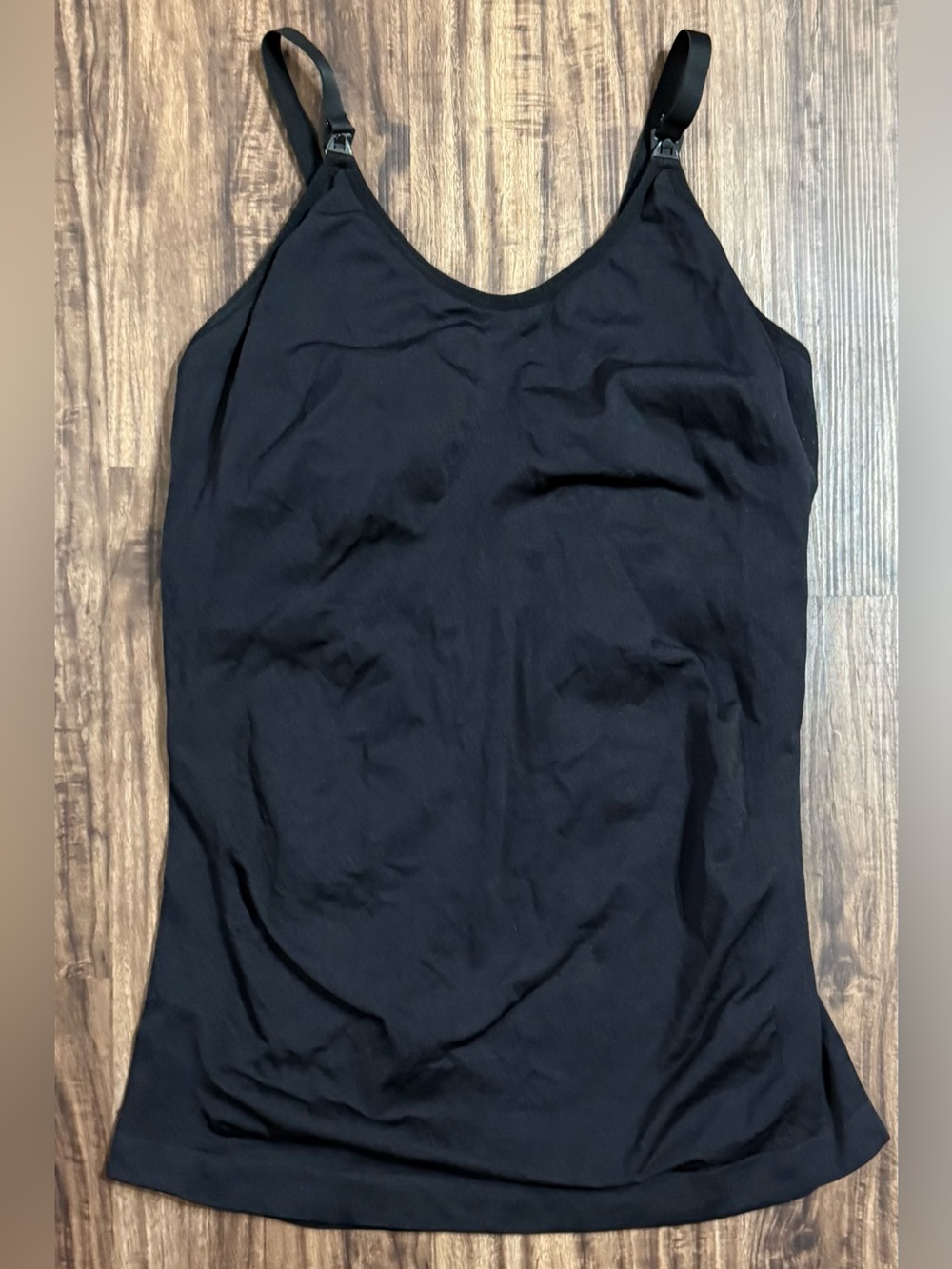 Hofish Nursing Tank Top Black Clip Closure Women’s XL